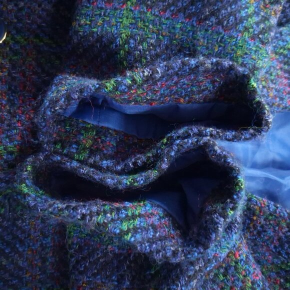 Vintage Plaid Double Breasted Wool Blazer for Women DAMART U.S. Size 8 - Picture 6 of 8